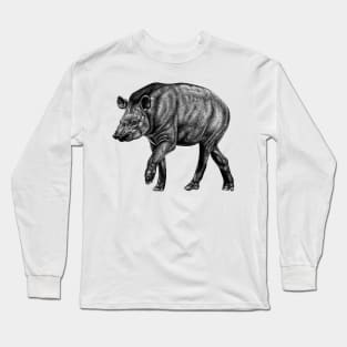 South American Tapir Long Sleeve T-Shirt